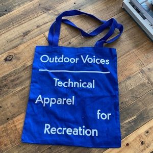 Outdoor Voices Blue Tote
